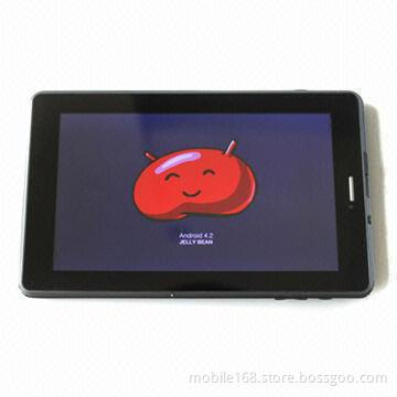 7-inch 3G Tablet PC with SIM Card Slot/MTK8389 Dual Core Cortex A7 1.2GHz/Dual Camera/BT and GPS